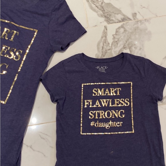 Mother daughter matching t shirts size S and 5-6 - Picture 3 of 5